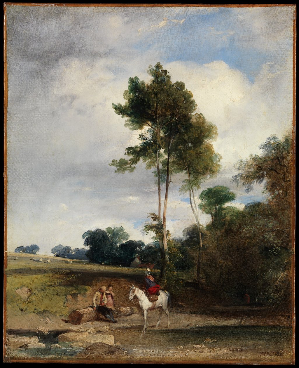 Paragem à beira da estrada de Richard Parkes Bonington