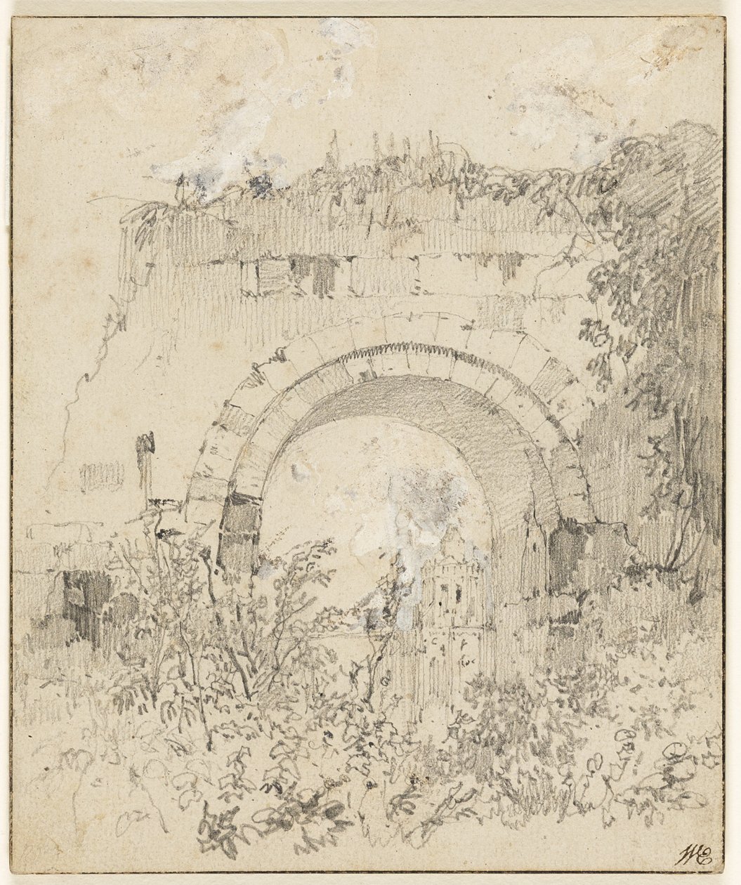 Ruínas do Arco de Richard Parkes Bonington