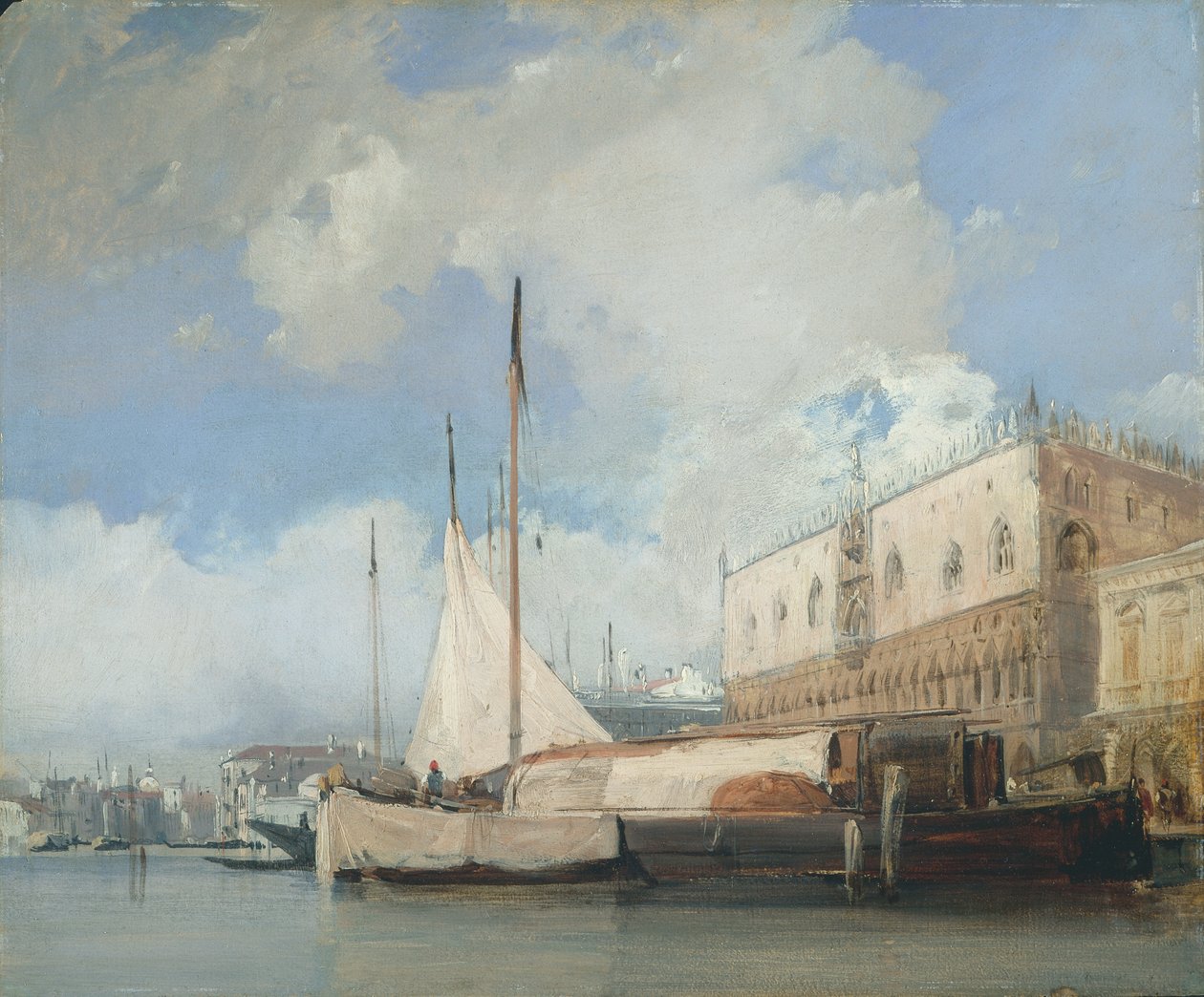 O Palácio Ducal, Veneza de Richard Parkes Bonington