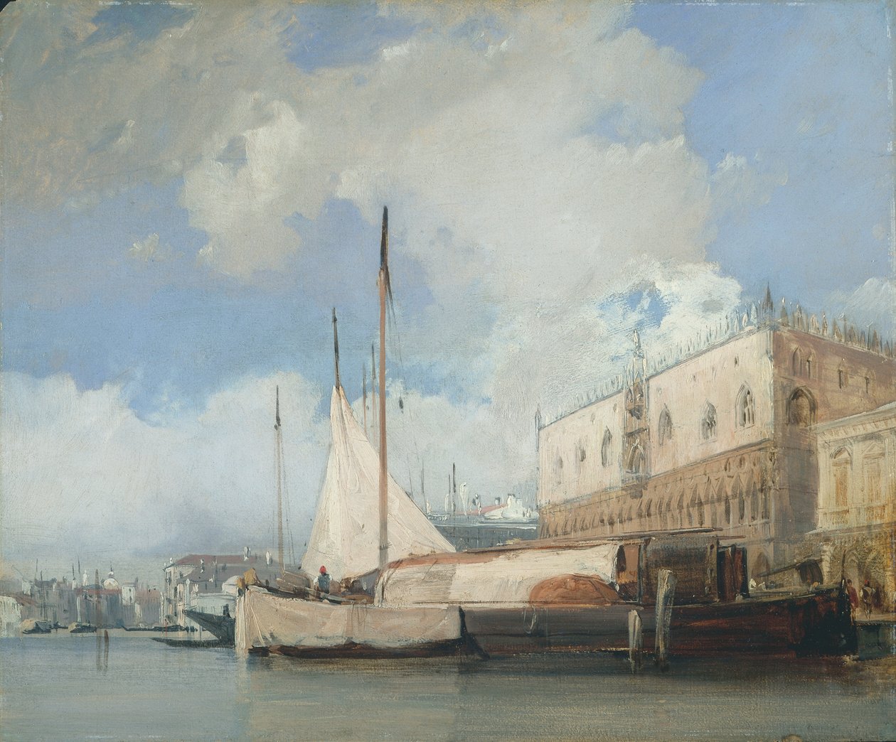 O Palácio Ducal, Veneza de Richard Parkes Bonington