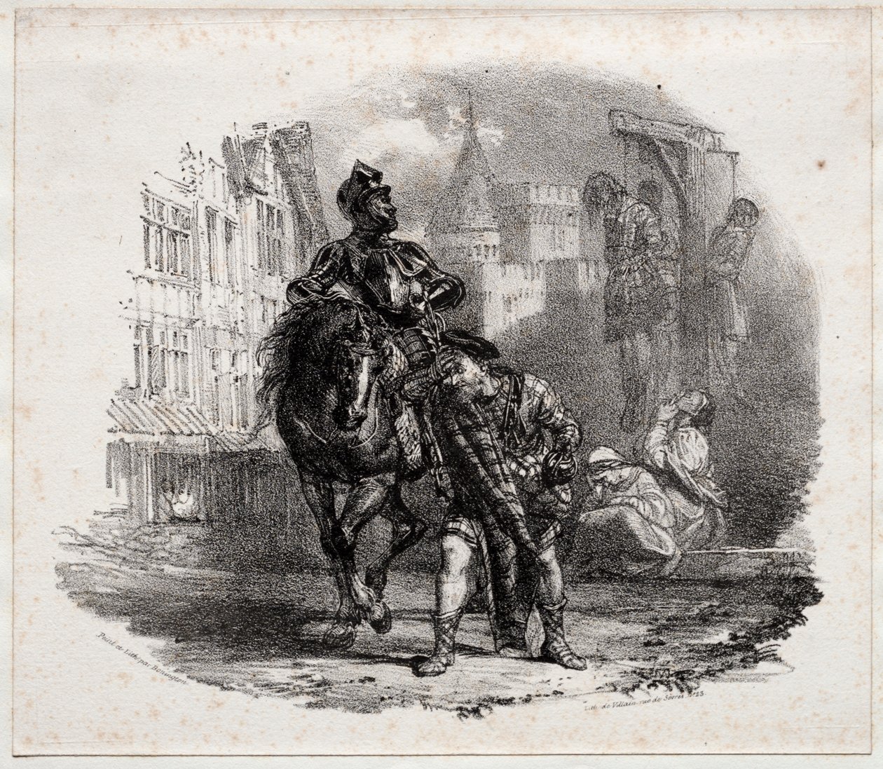 A Fuga do Castelo de Argyle de Richard Parkes Bonington