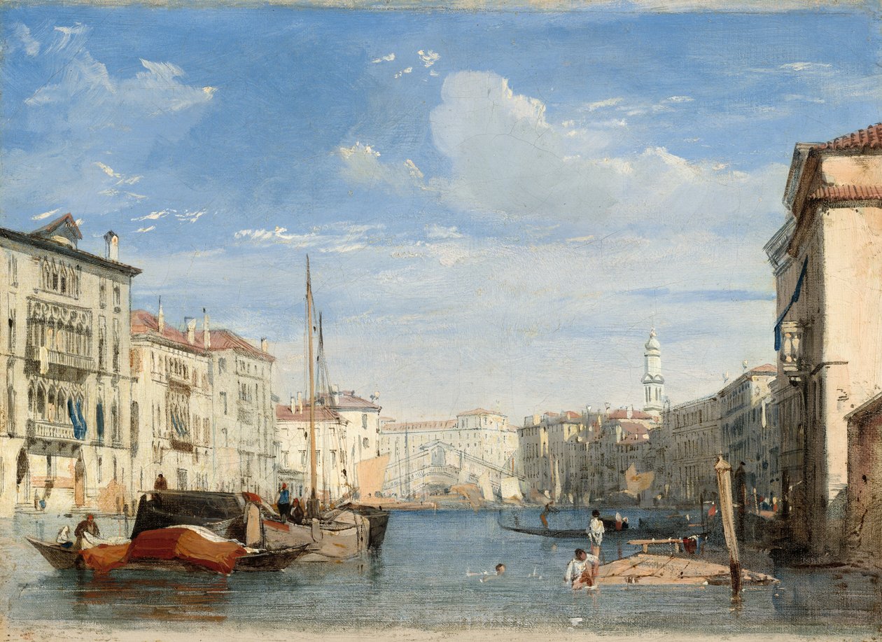 O Grande Canal de Richard Parkes Bonington