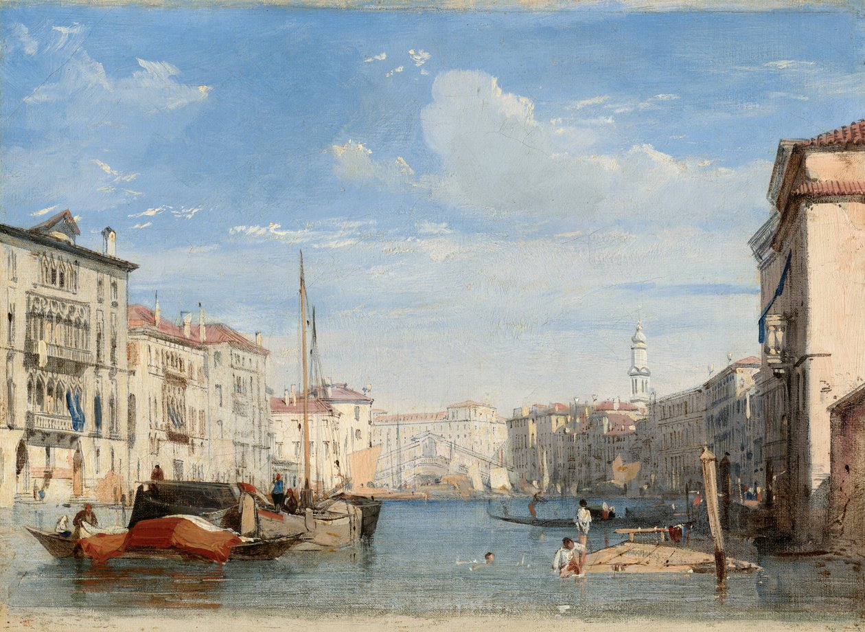O Grande Canal de Richard Parkes Bonington