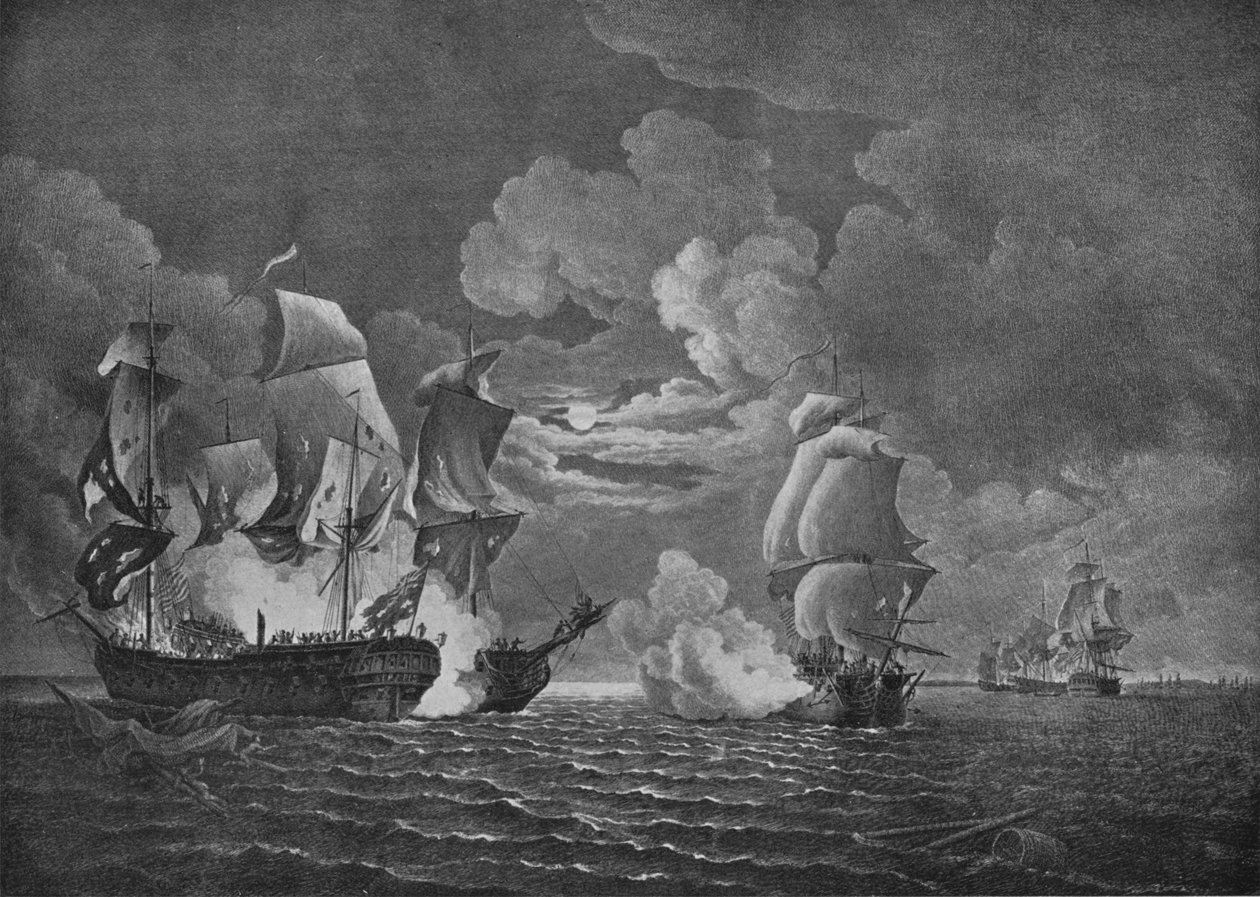 Vitória de Paul Jones, c1780 de Richard Paton