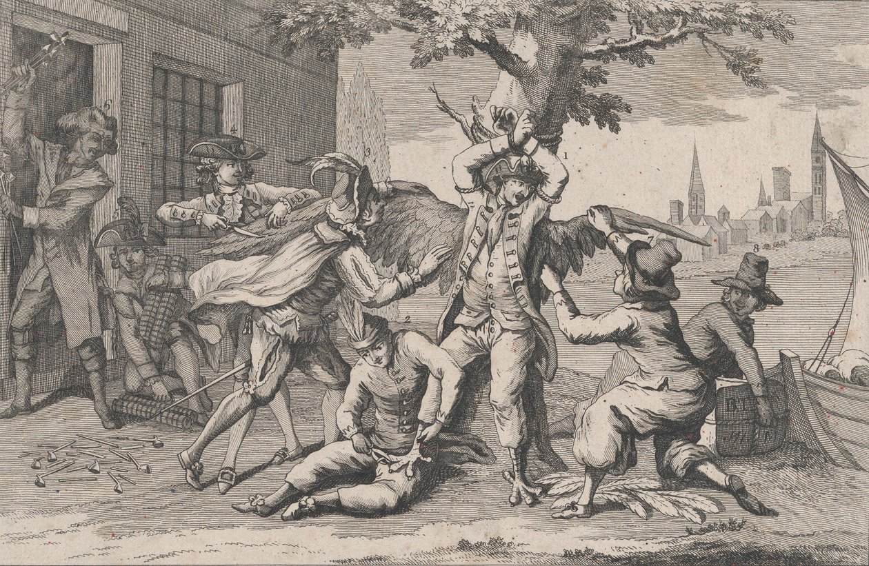 Va de Bon Coeur, Dedicado aos Milords do Almirantado Inglês por um Membro do Congresso Americano..., 1778. de Richard Purcell