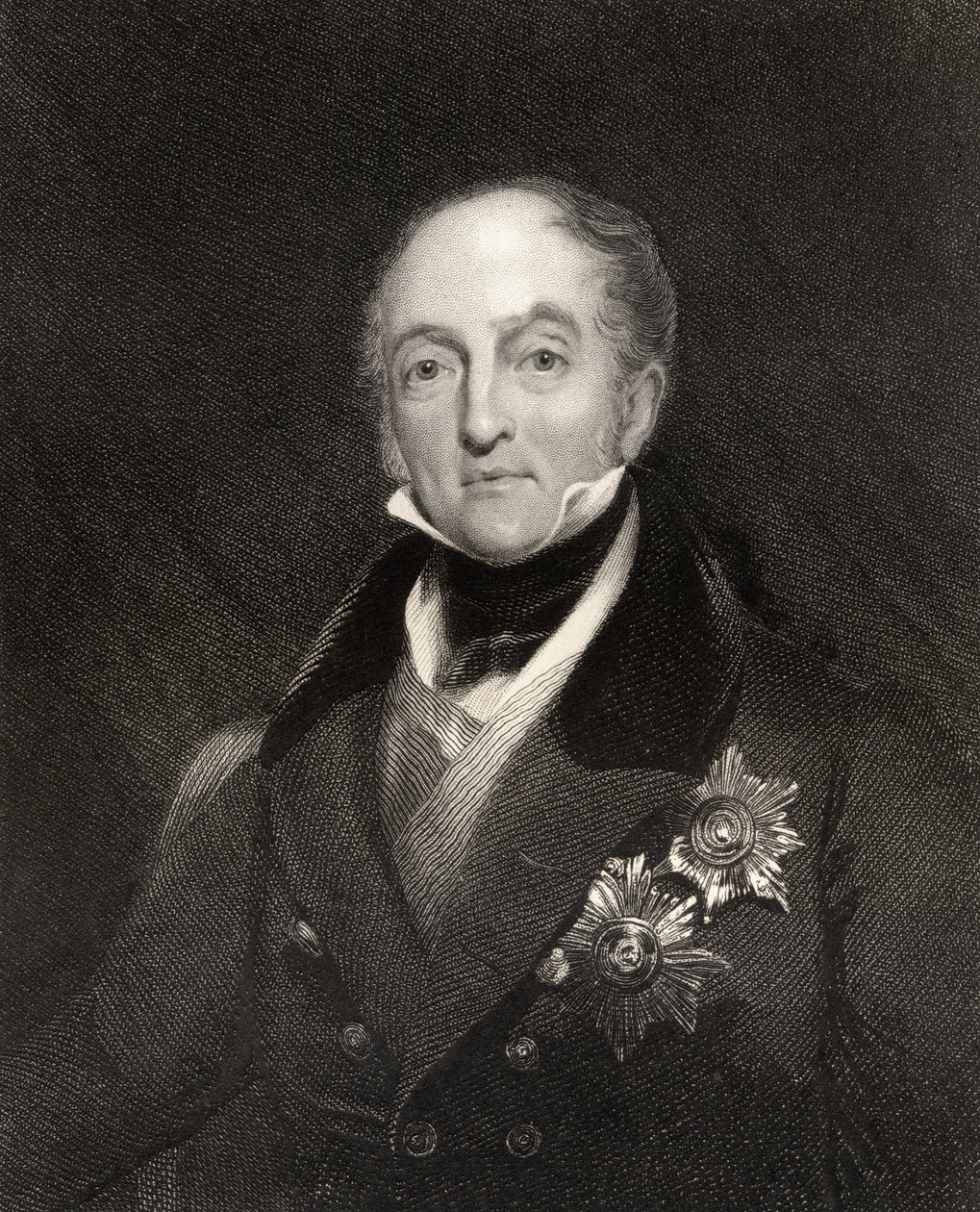 Sir Gore Ouseley, 1º Baronete, gravado por H. Cook, da &39;National Portrait Gallery, volume IV&39;, publicado c.1835 (lito) de Richard Rothwell