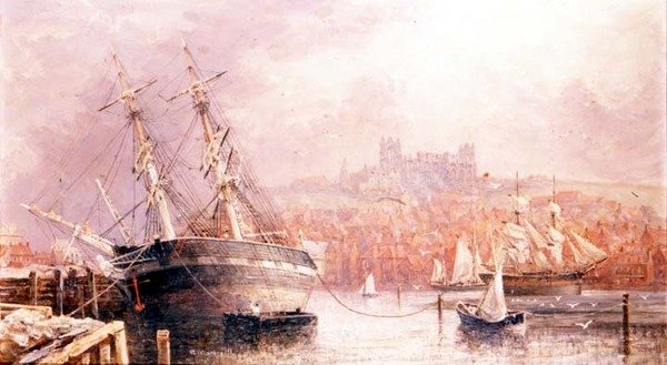 Whitby Harbour de Richard Weatherill