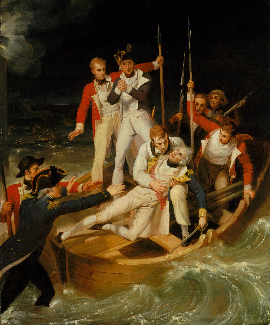 Nelson ferido em Tenerife, 24 de julho de 1797 de Richard Westall