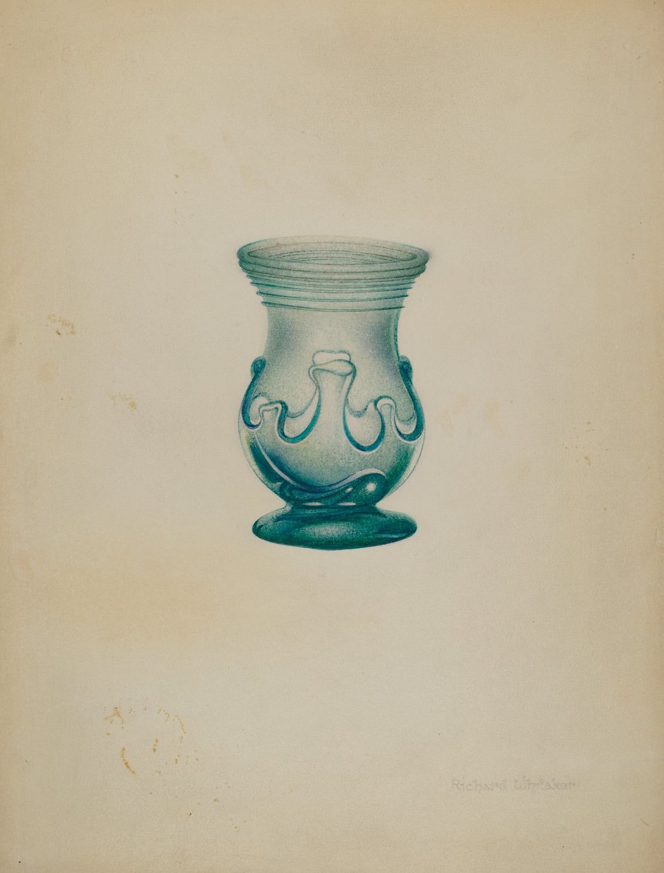 Vaso de vidro de Richard Whitaker