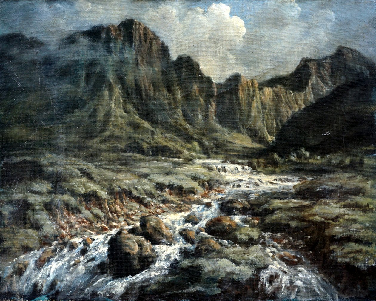 Rio da montanha de Richard Willis