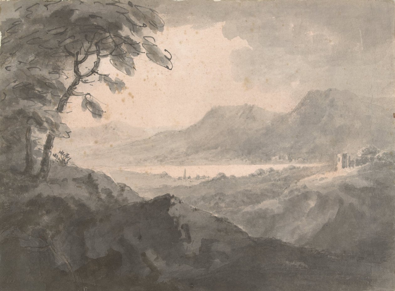 Mais nas montanhas de Richard Wilson (attributed to)