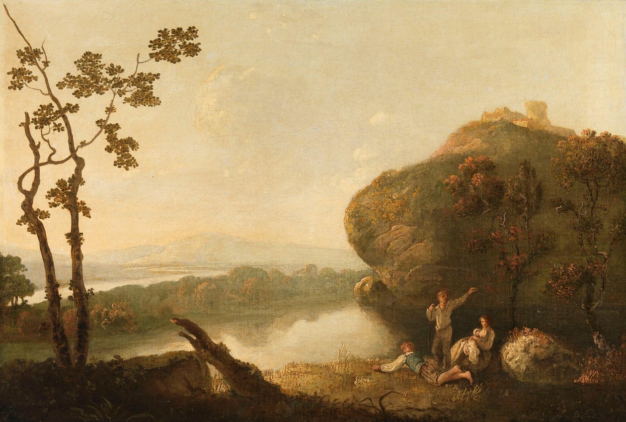 Uma vista perto de Roma de Richard Wilson
