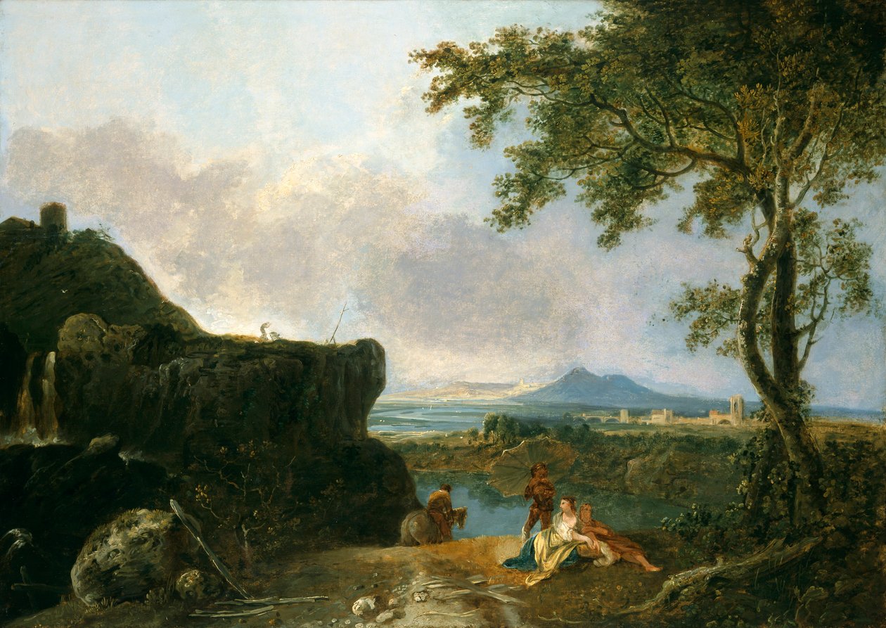 Um monge branco, 1733-1782 de Richard Wilson