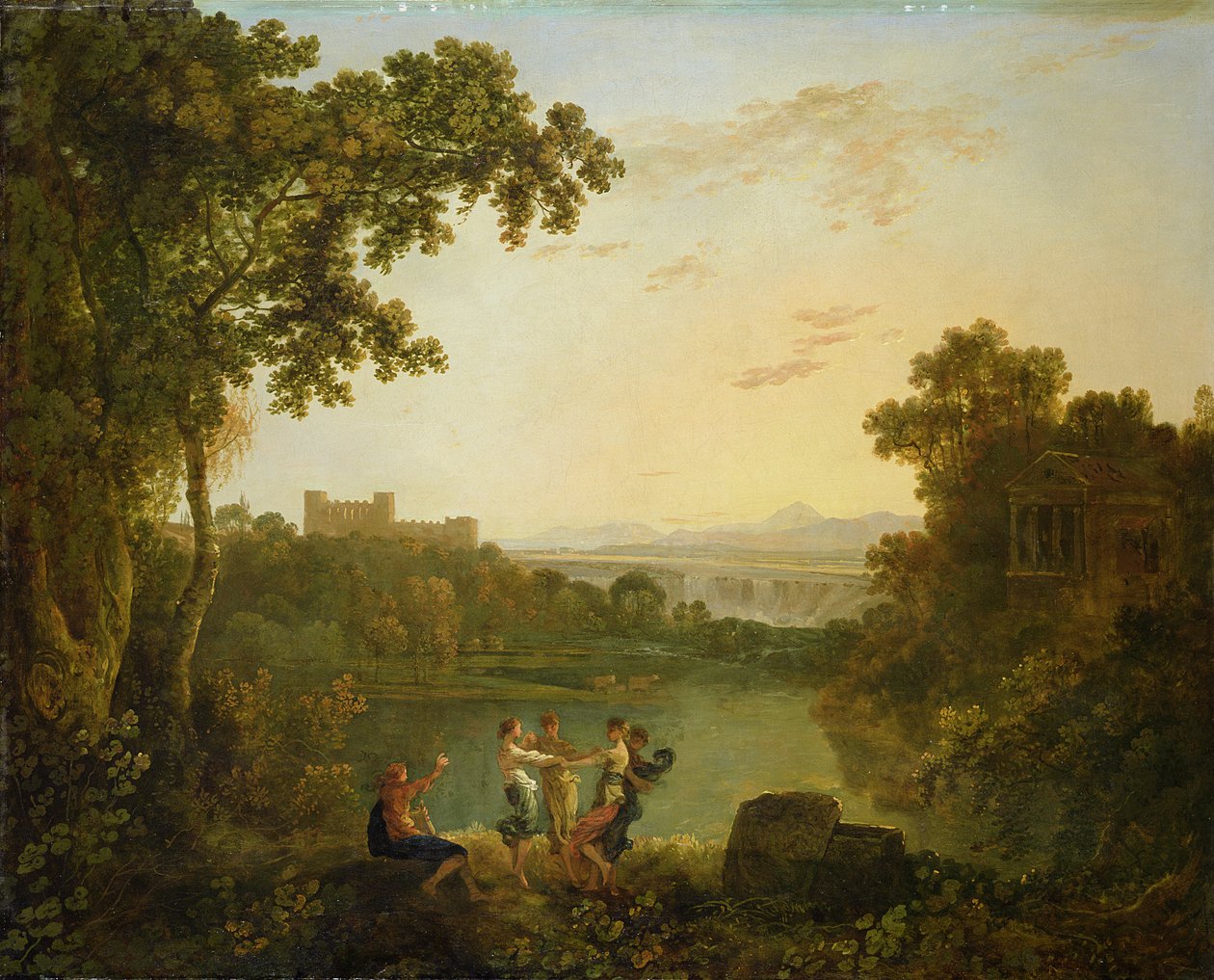 Apollo and the Seasons (óleo sobre tela) de Richard Wilson