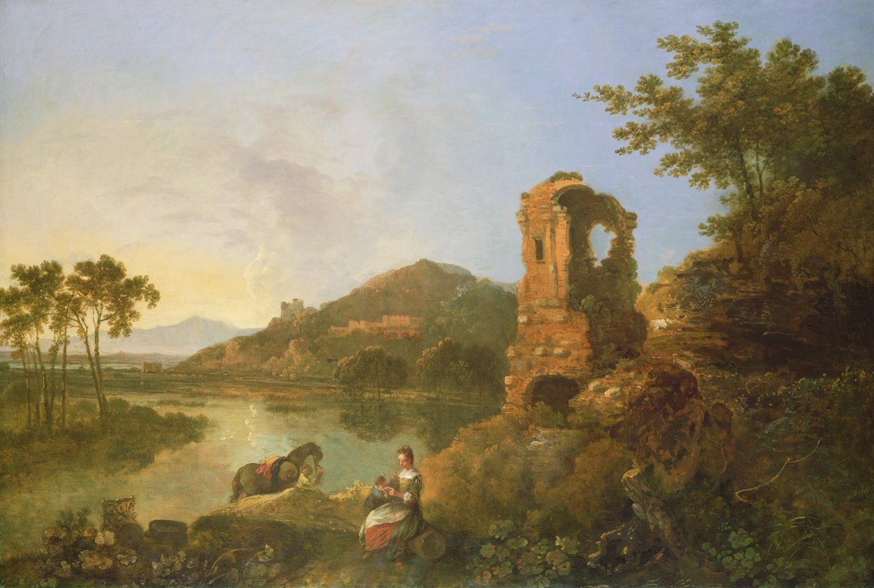 Vila de Cícero (óleo sobre tela) de Richard Wilson