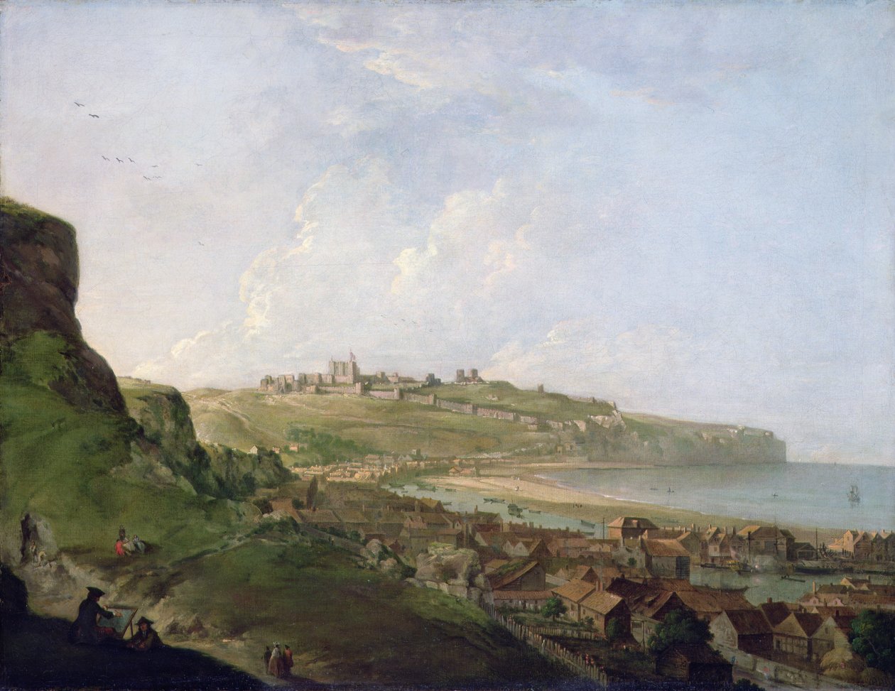 Castelo de Dover (óleo sobre tela) de Richard Wilson
