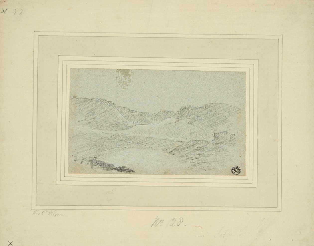 Paisagem montanhosa de Richard Wilson