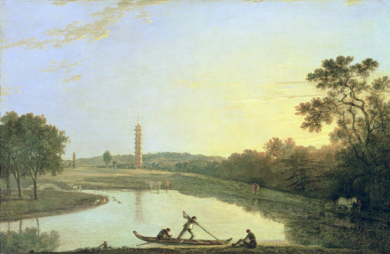 Kew Gardens: o pagode e a ponte de Richard Wilson