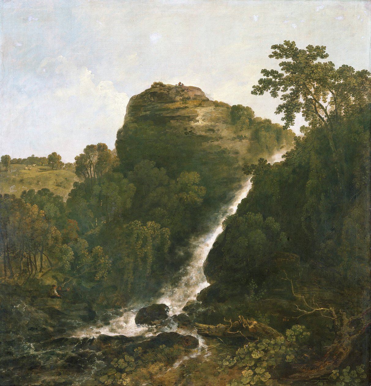 Cachoeira Lydford, Tavistock, 1771. de Richard Wilson