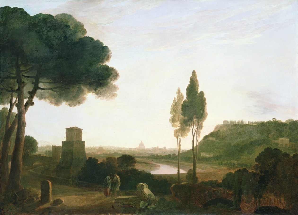 Roma e a Ponte Molle de Richard Wilson