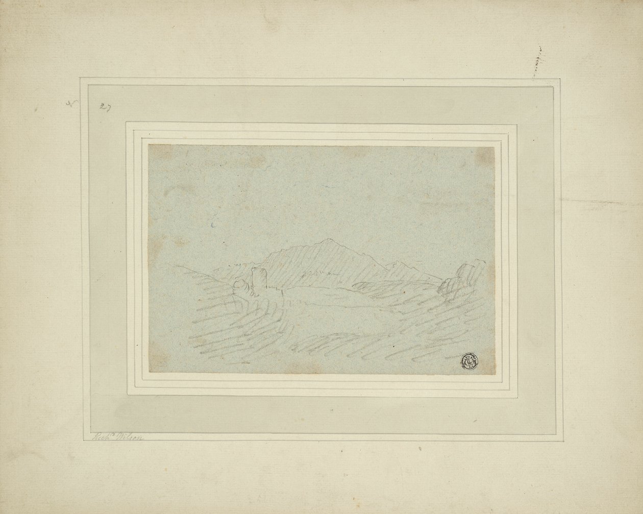 Ruínas num país montanhoso de Richard Wilson