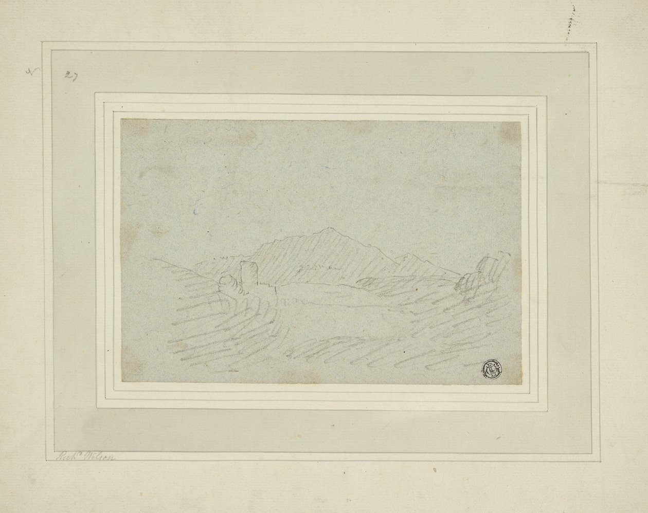 Ruínas em um país montanhoso de Richard Wilson