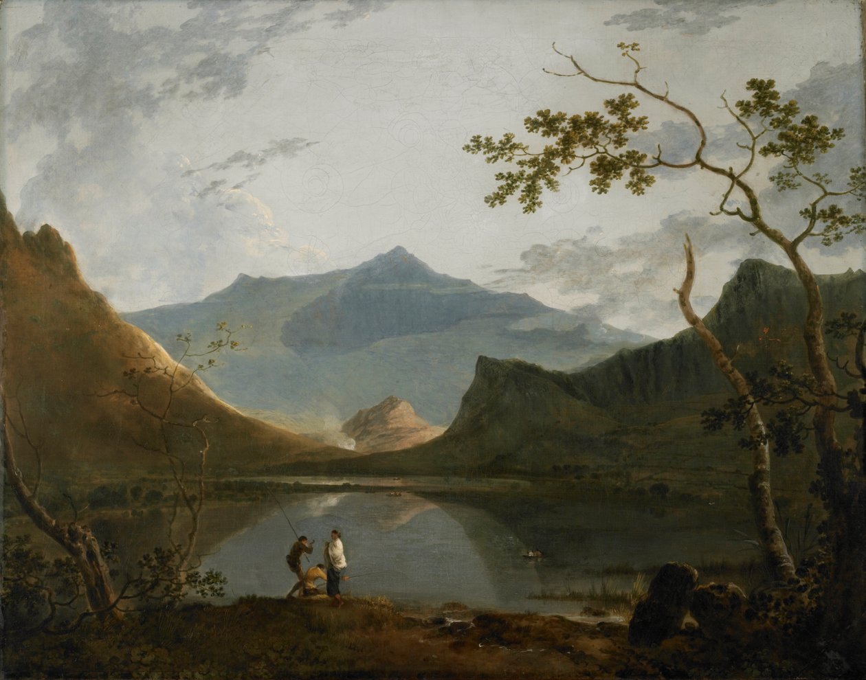 Snowdon de Llyn Nanttle (óleo sobre tela) de Richard Wilson
