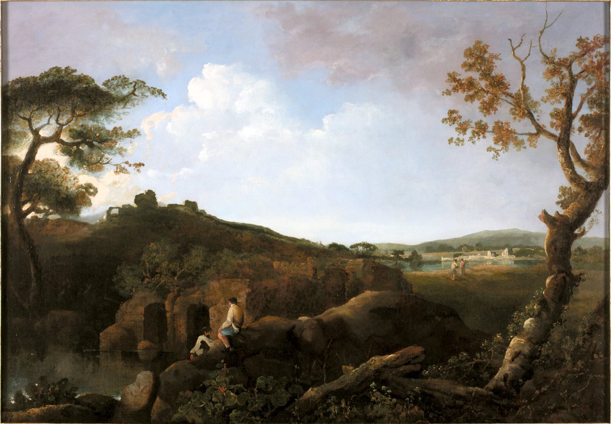 As Colinas de Alban (óleo sobre tela) de Richard Wilson