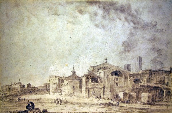 Os Banhos de Diocleciano, Roma de Richard Wilson