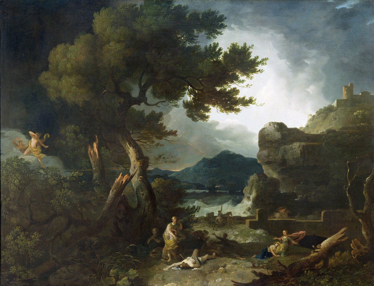A destruição dos filhos de Niobe de Richard Wilson