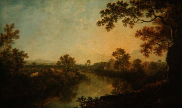 O rio Dee, perto de Eaton Hall, c.1759-60 de Richard Wilson