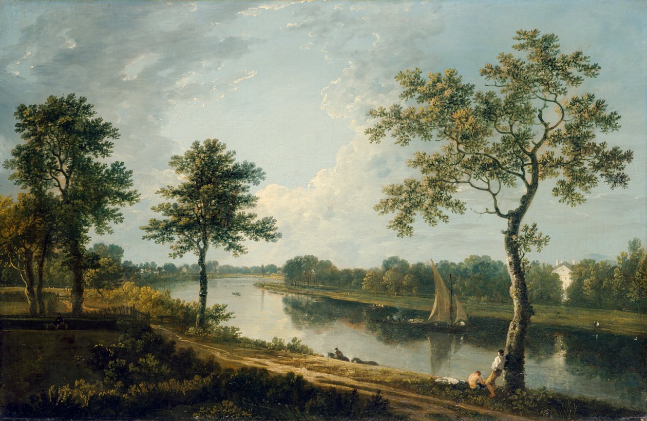 O Tamisa perto de Marble Hill c.1762 (óleo sobre tela) de Richard Wilson