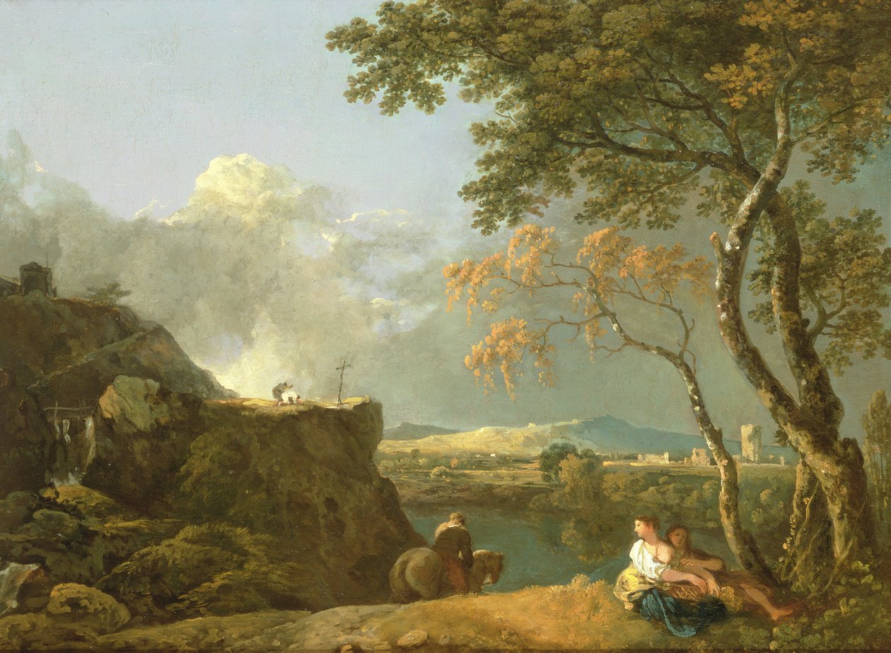 O Monge Branco (óleo sobre tela) de Richard Wilson