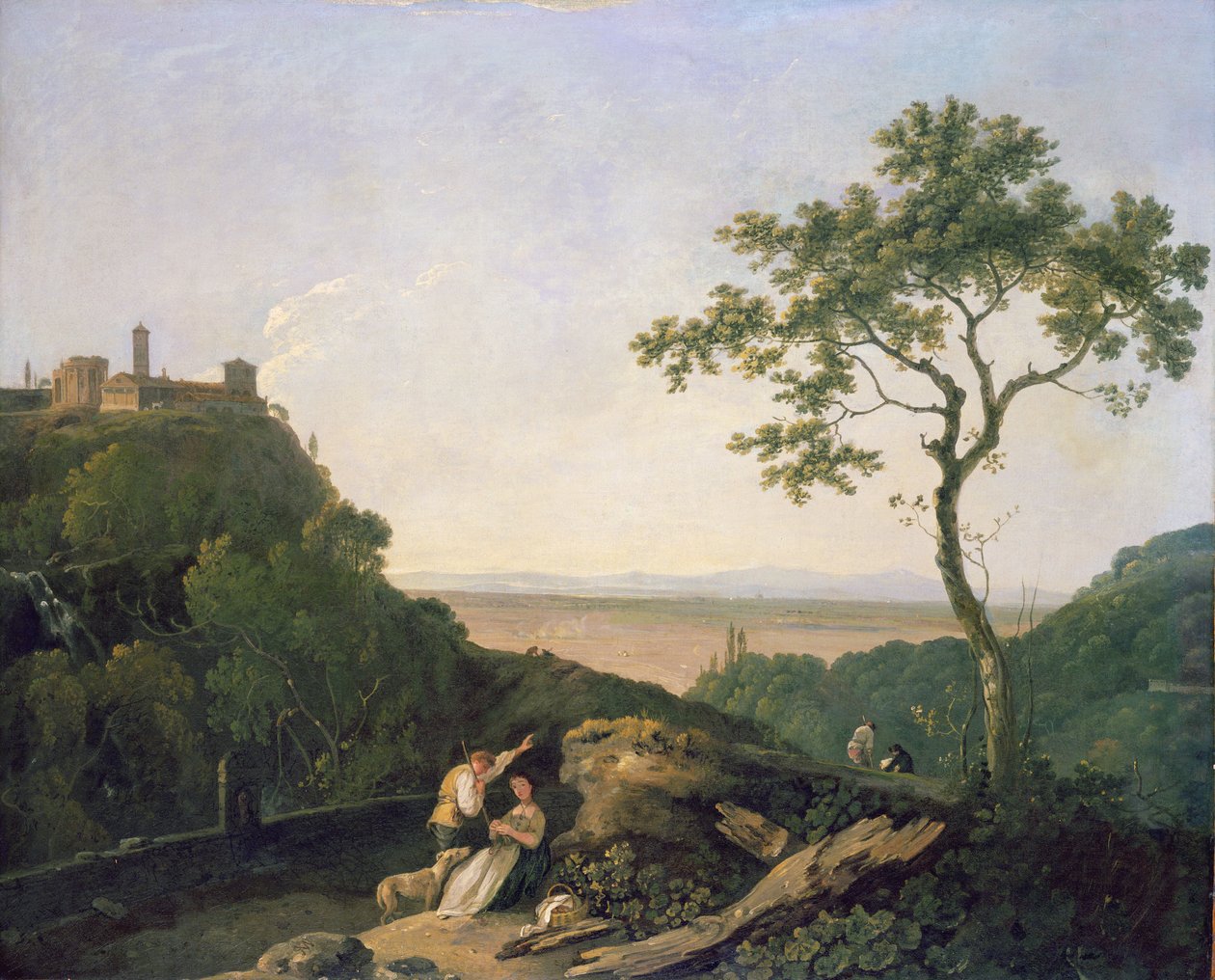Vista do Tivoli (óleo sobre tela) de Richard Wilson
