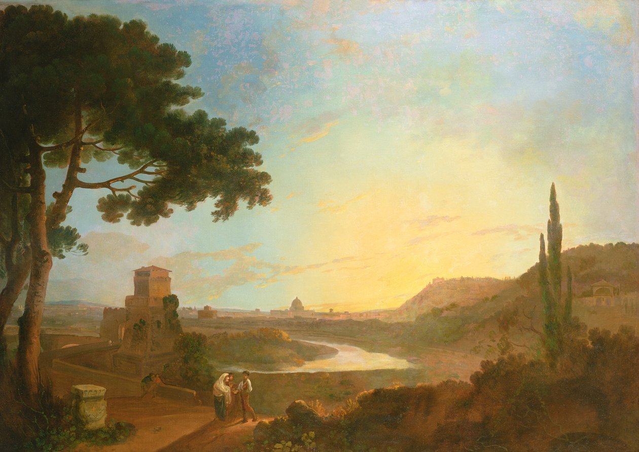 Vista do Tibre de Richard Wilson
