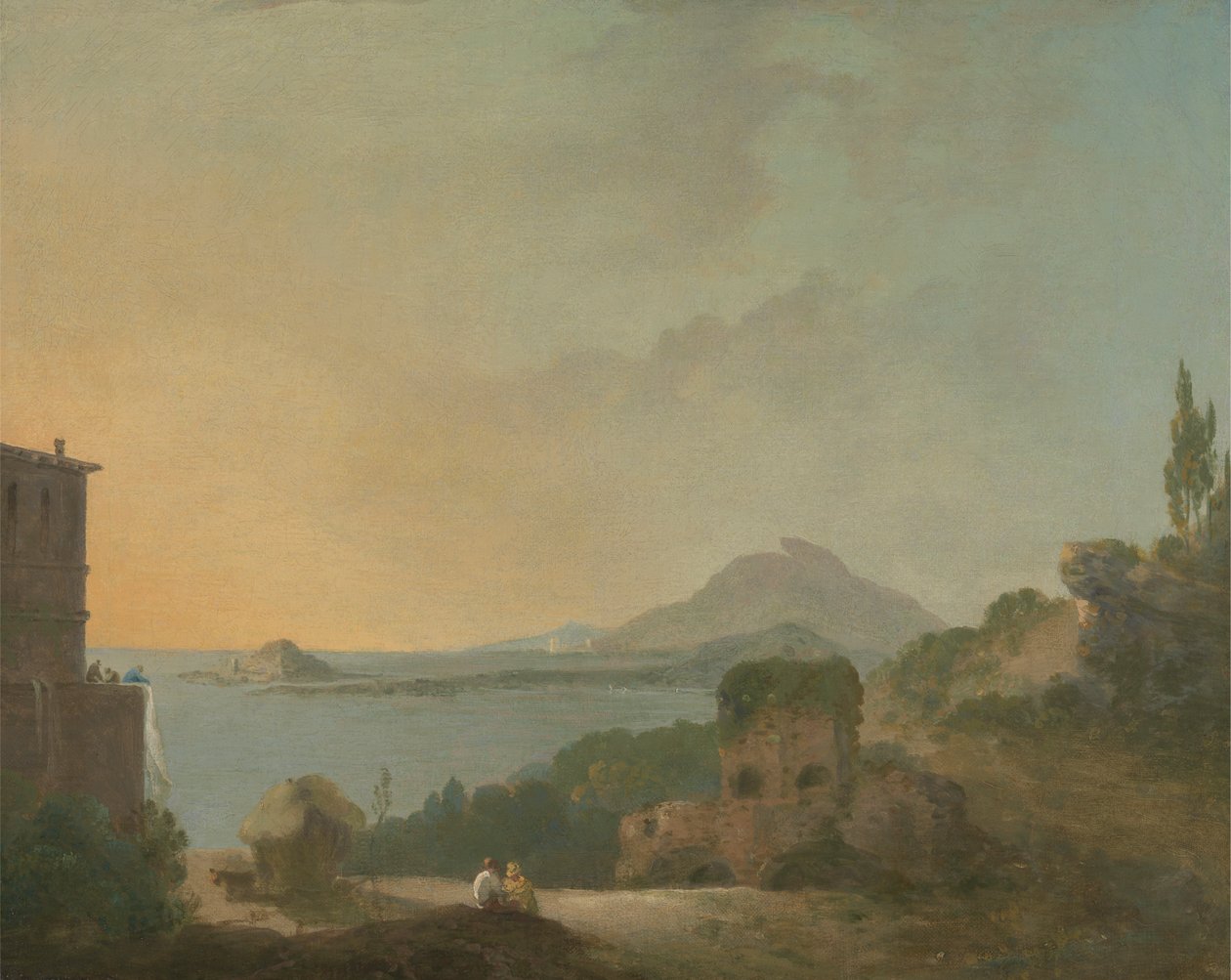 Vila de Cícero e o Golfo de Pozzuoli de Richard Wilson