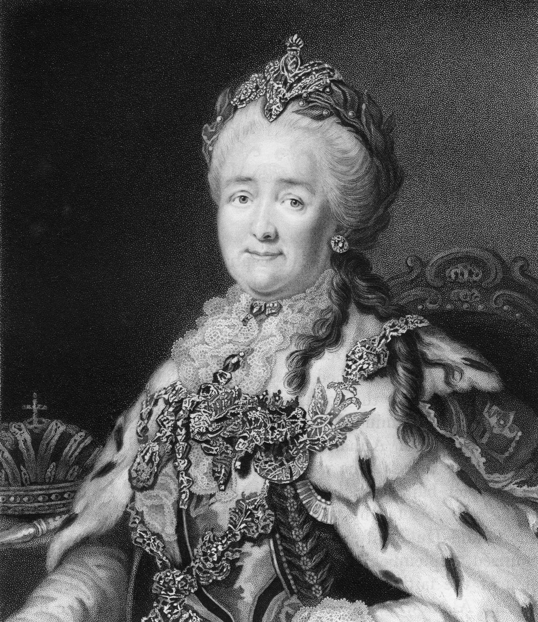 Imperatriz Catarina, a Grande da Rússia, 1836. de Richard Woodman