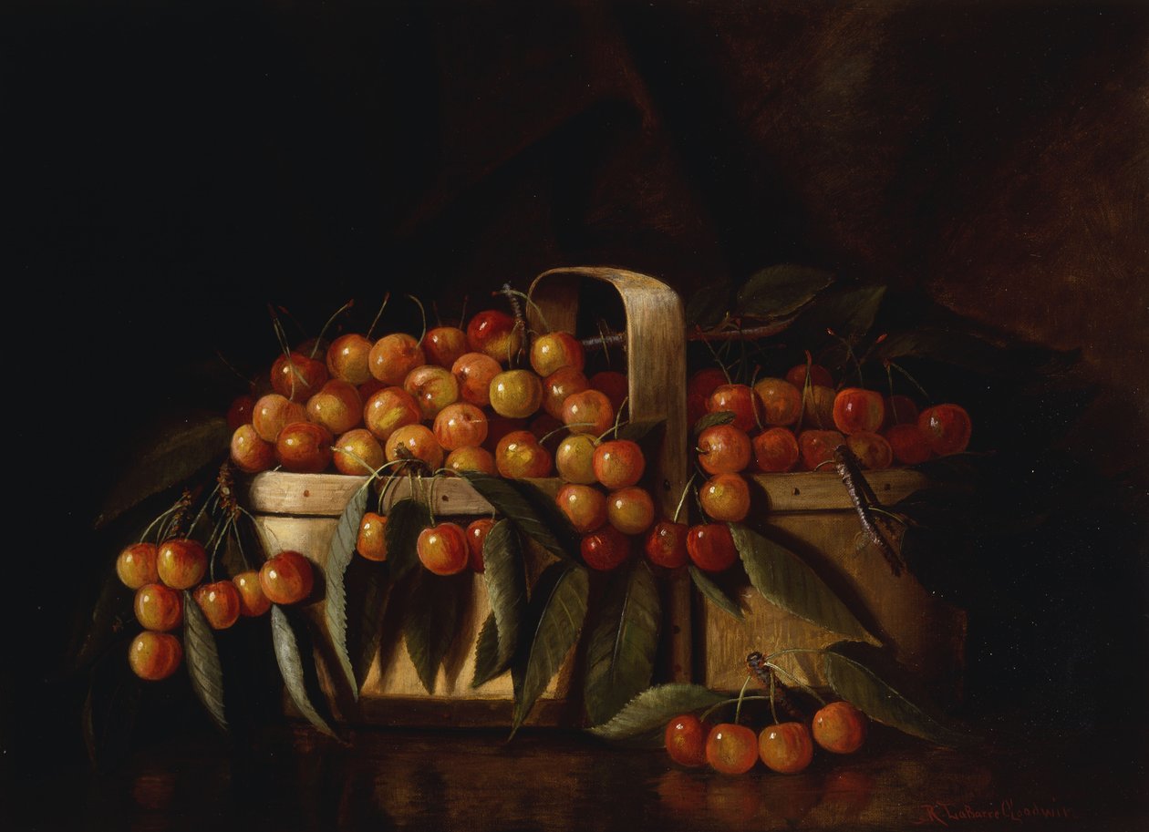 Uma cesta de cerejas, de Richard la Barre Goodwin