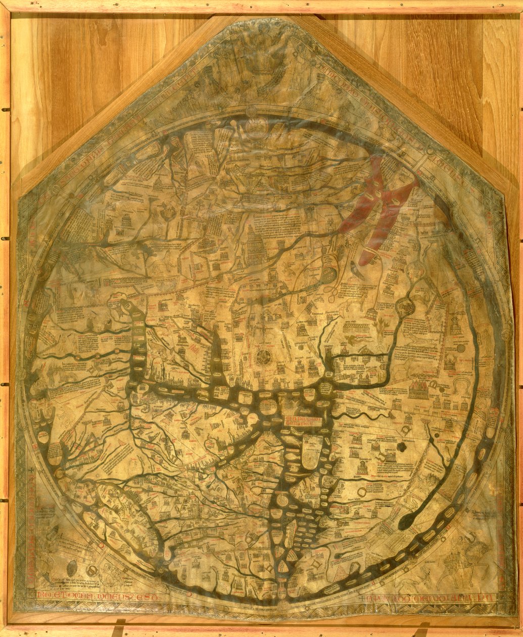 Mapa Mundi, c.1290 de Richard of Haldingham