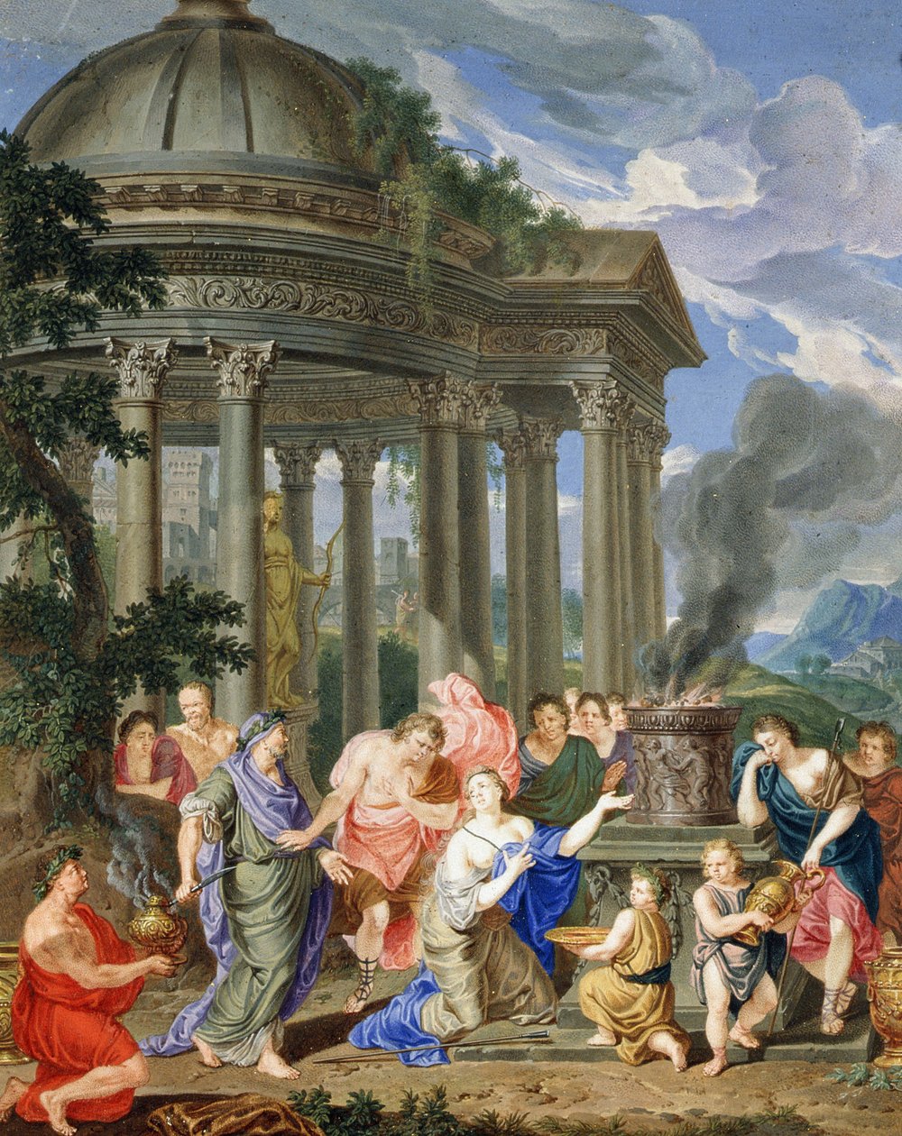 Sacrifício de Ifigênia de Richard van Orley