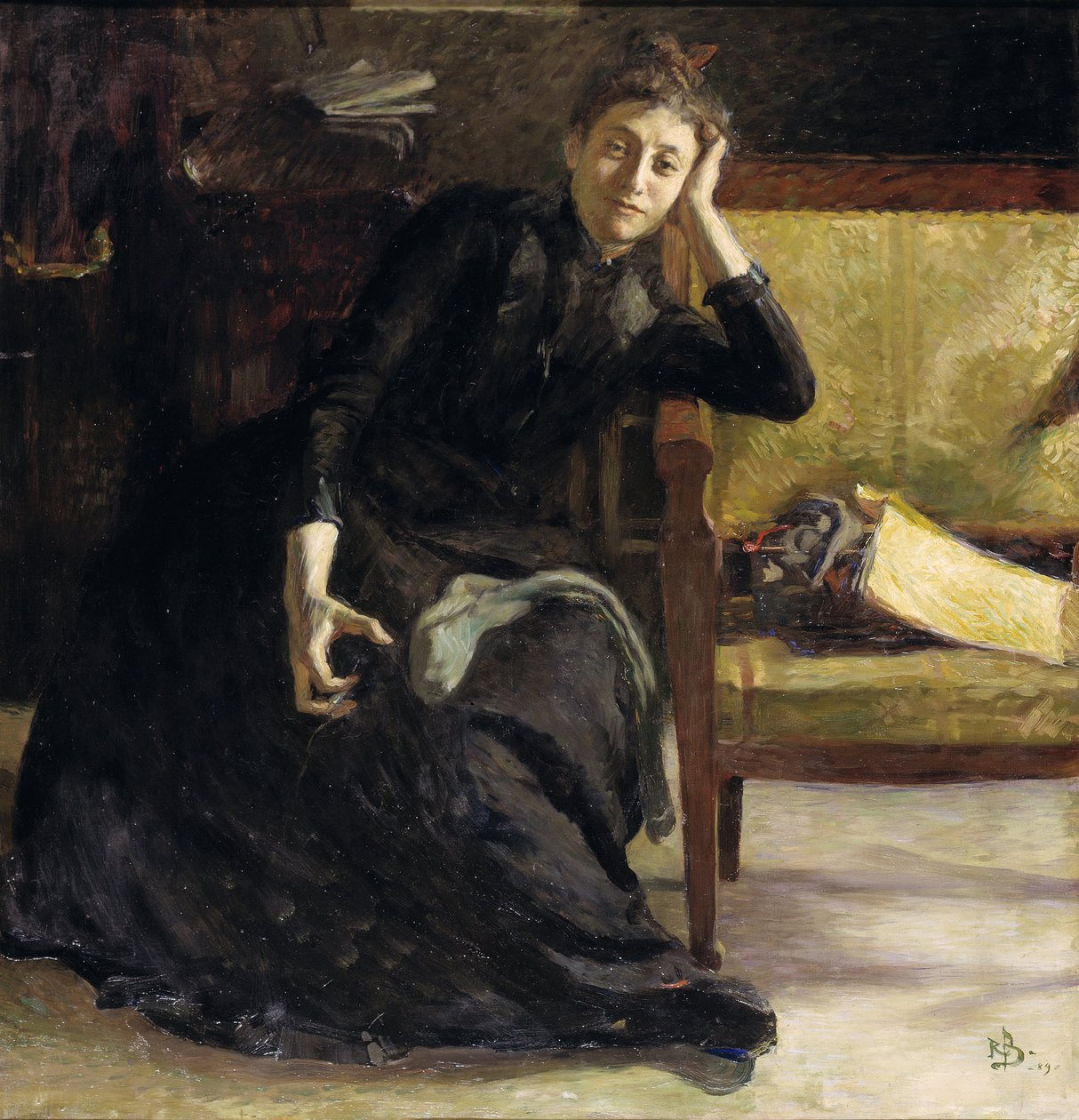 A artista Eva Bonnier de Rickard Bergh