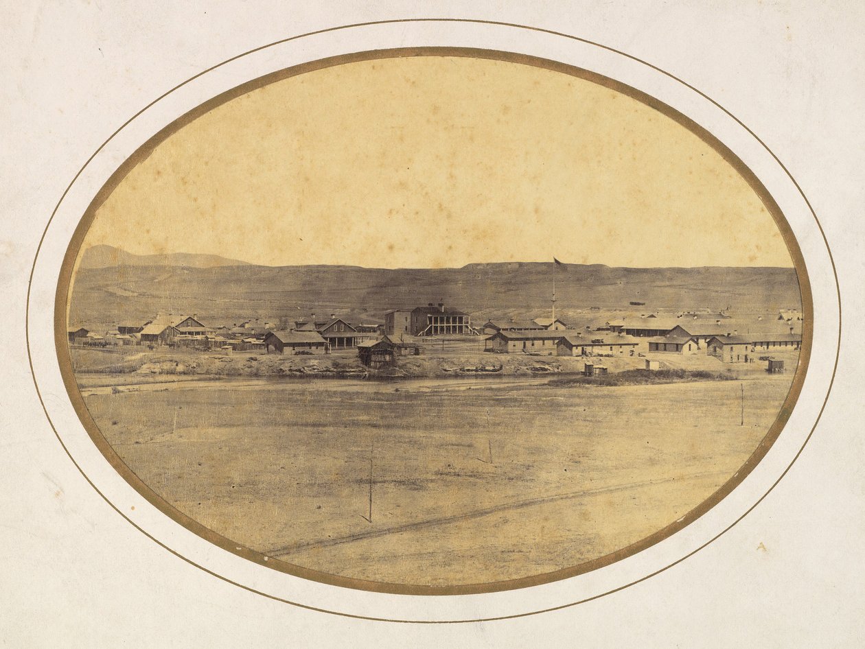 Forte Laramie, Wyoming, c. 1866. de Ridgway Glover