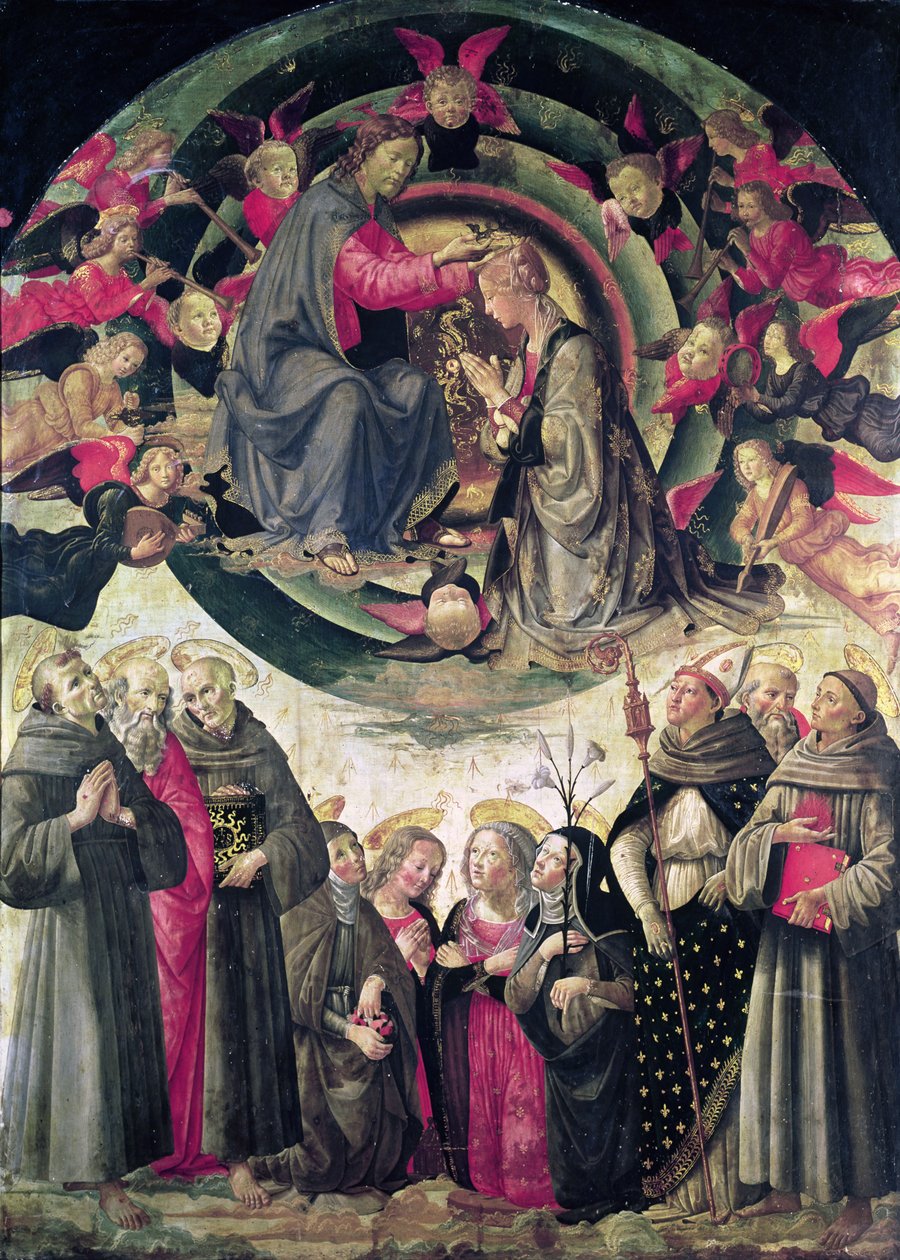 Coroação da Virgem de Ridolfo , Il Ghirlandaio