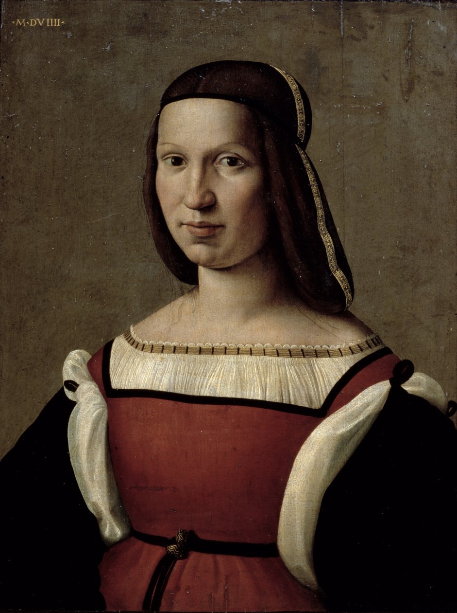 Retrato de uma mulher, 1509 de Ridolfo , Il Ghirlandaio