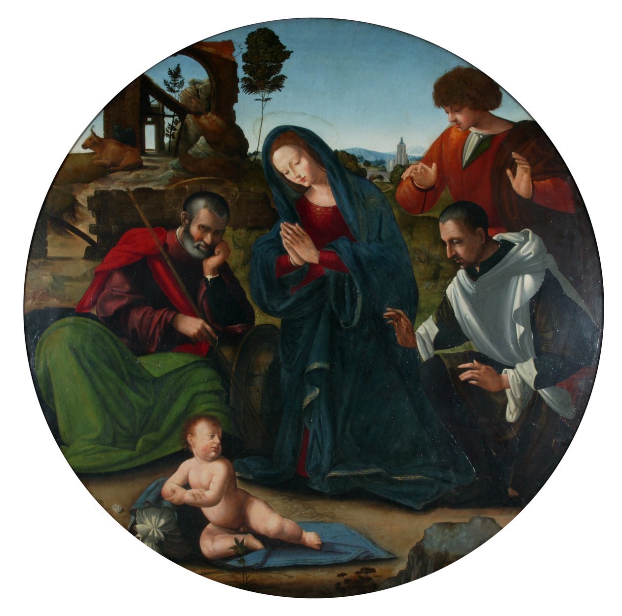Adoração dos Pastores (óleo sobre painel) de Ridolfo Ghirlandaio