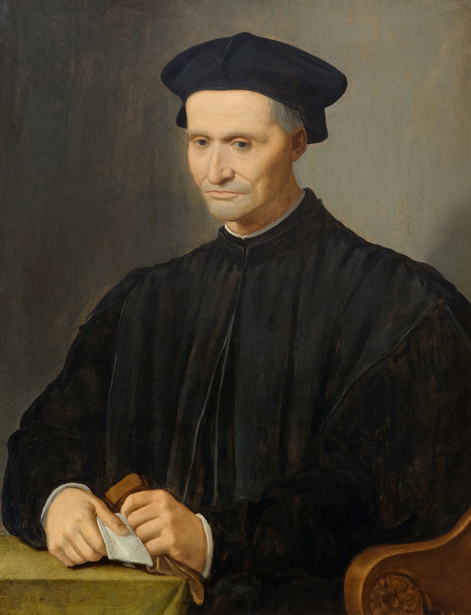 Retrato de Agostino Dini. de Ridolfo Ghirlandaio