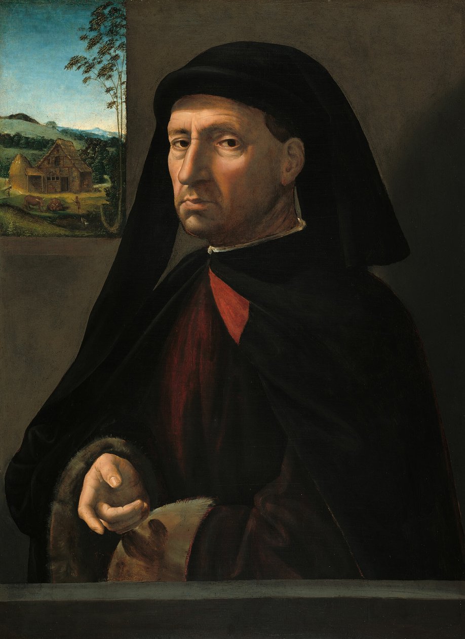 Retrato de um cavalheiro de Ridolfo Ghirlandaio
