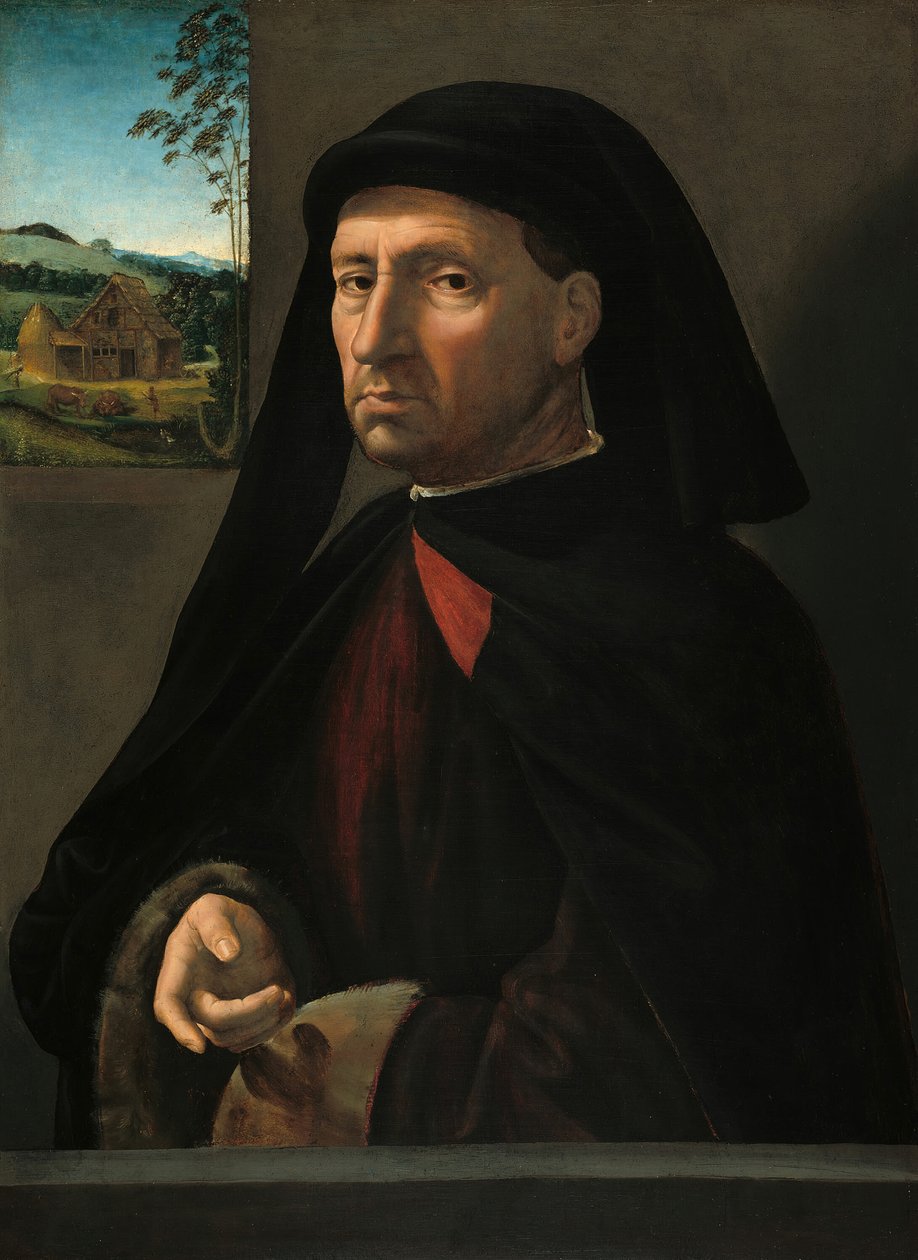 Retrato de um cavalheiro, c. 1505. de Ridolfo Ghirlandaio