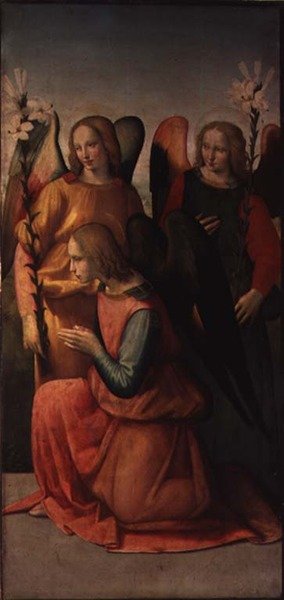 Três Anjos (painel) (par de 80358) de Ridolfo Il  Ghirlandaio