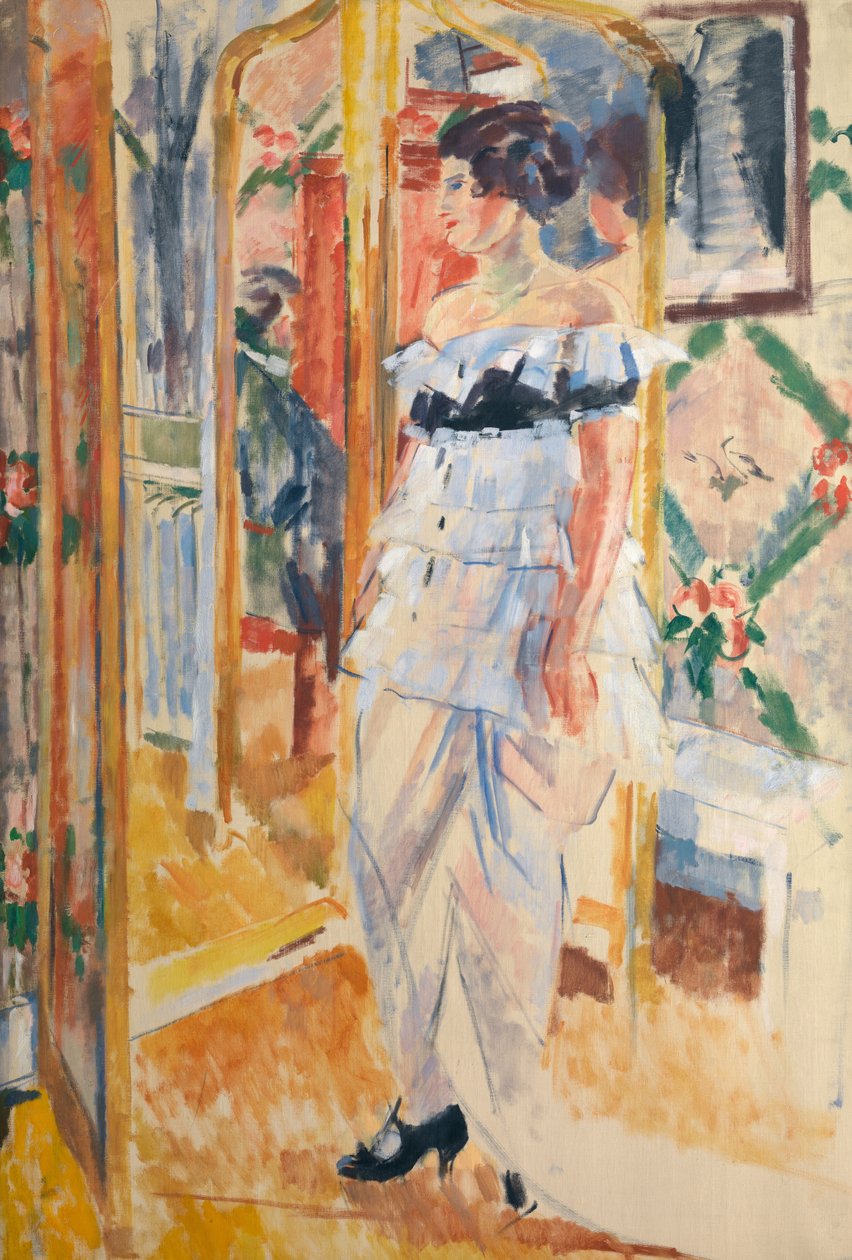 Retrato de Madame Giroux, c.1912-13 (óleo sobre tela) de Rik Wouters
